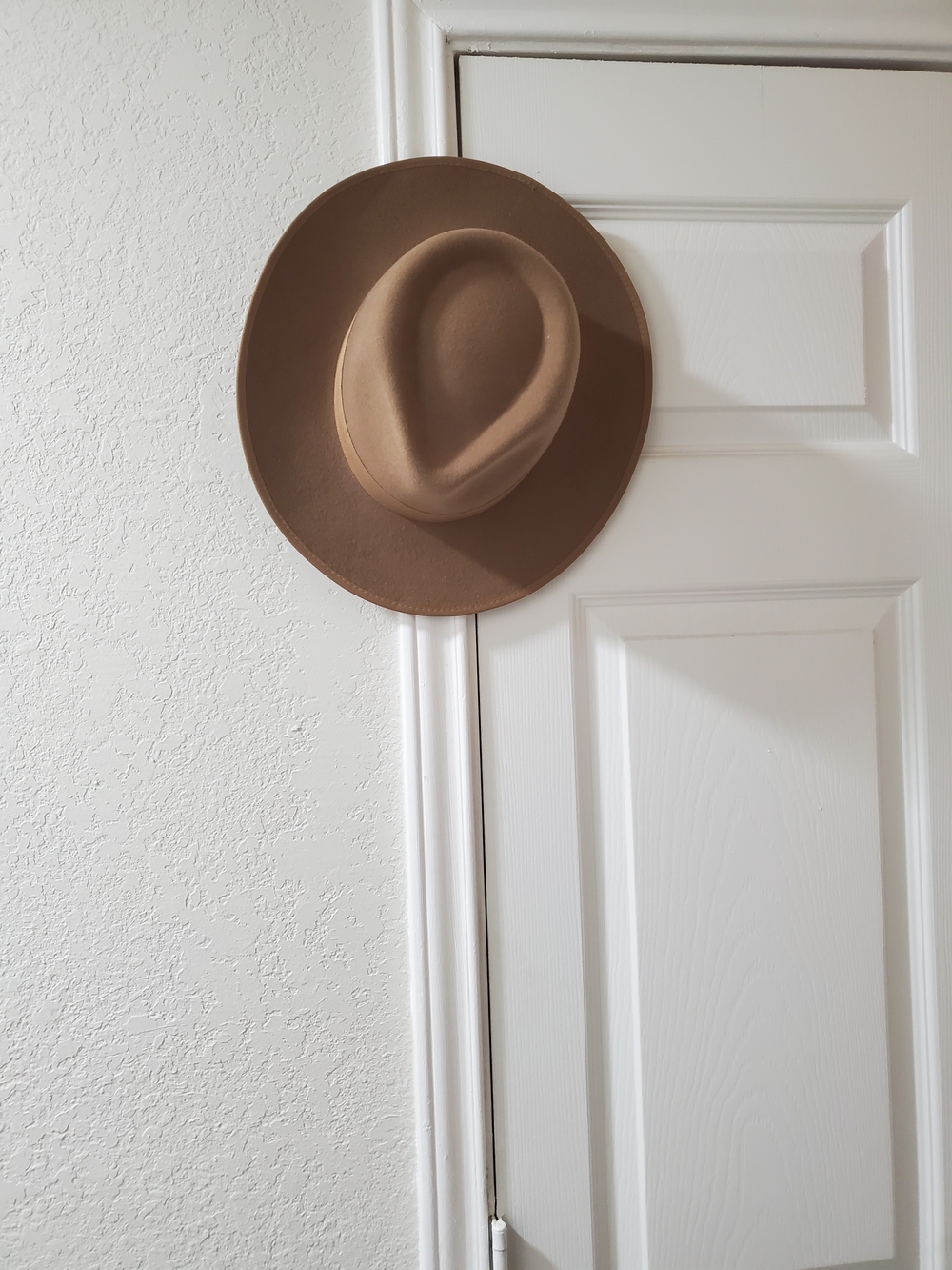 Campana Brothers Wide-Brim Wool Hat in Tan